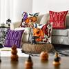 New Funny Pumpkin Print Pillowcase Halloween Home Sofa Decoration Cushion Cover Bedside Pillow