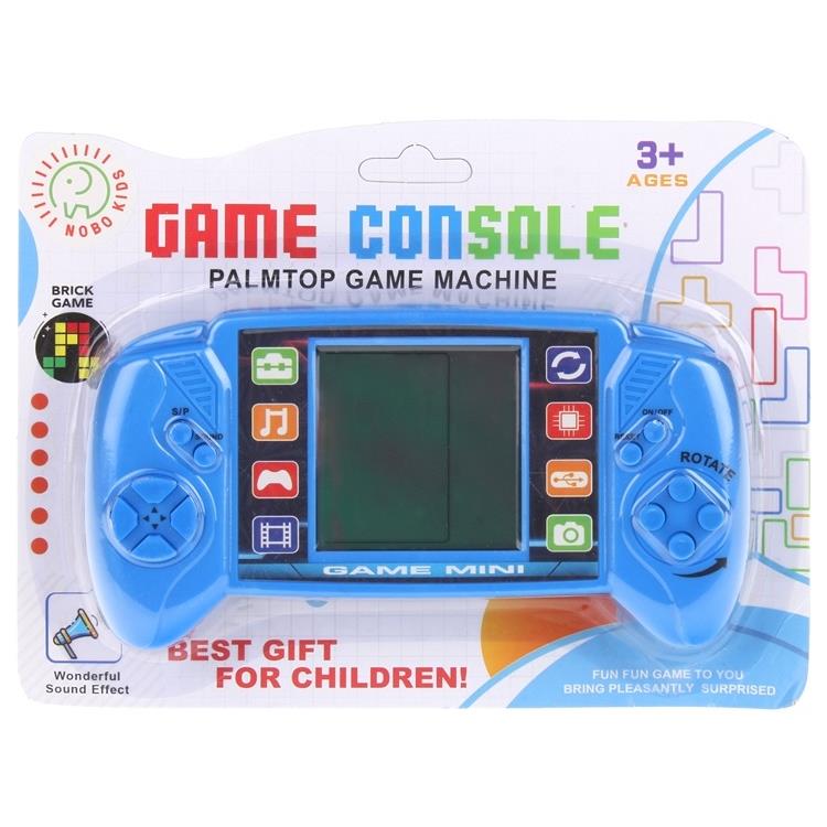 Electronic Game Toy Arcade for Kids Tetris Console - Blue