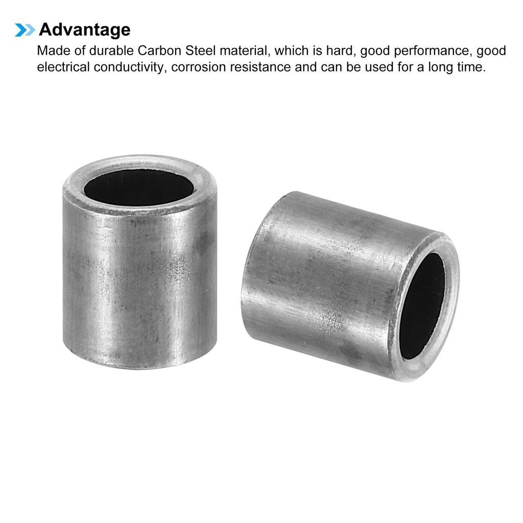 PATIKIL M6 Stahl-Abstandshalter 12 Stück Metall-Abstandshalter Stahl 6mm Innendurchmesser x 9mm Außendurchmesser x