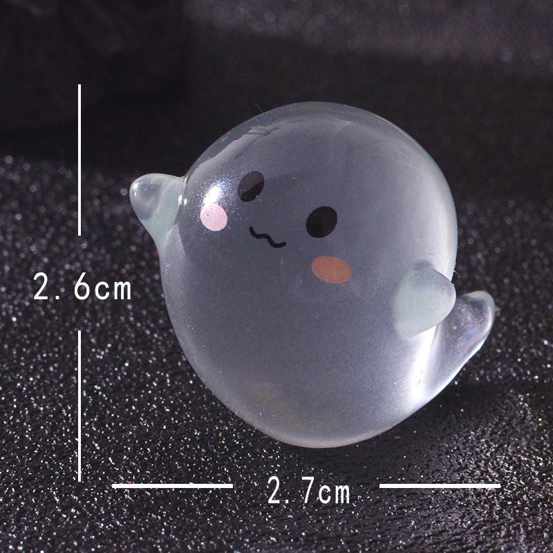 

Хэллоуин Милый Призрак Светящийся Садовый Безделушка Маленький Аксессуар для Украшения Центральной Консоли Автомобиля Stretch your body