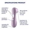 Purple Pro 2 Clitoral Stimulator Satisfyer Cc597794