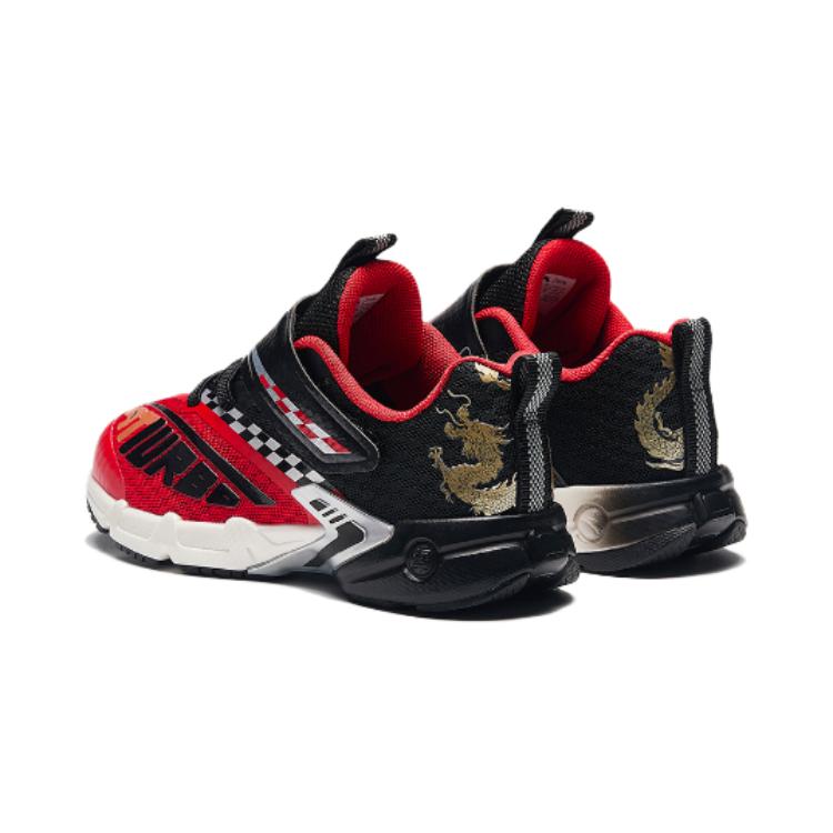 Anta Kids Flying Knight Pro Comfortable Non-Slip Low-Top Running Shoes Kids running shoes Black Red 312419969-4