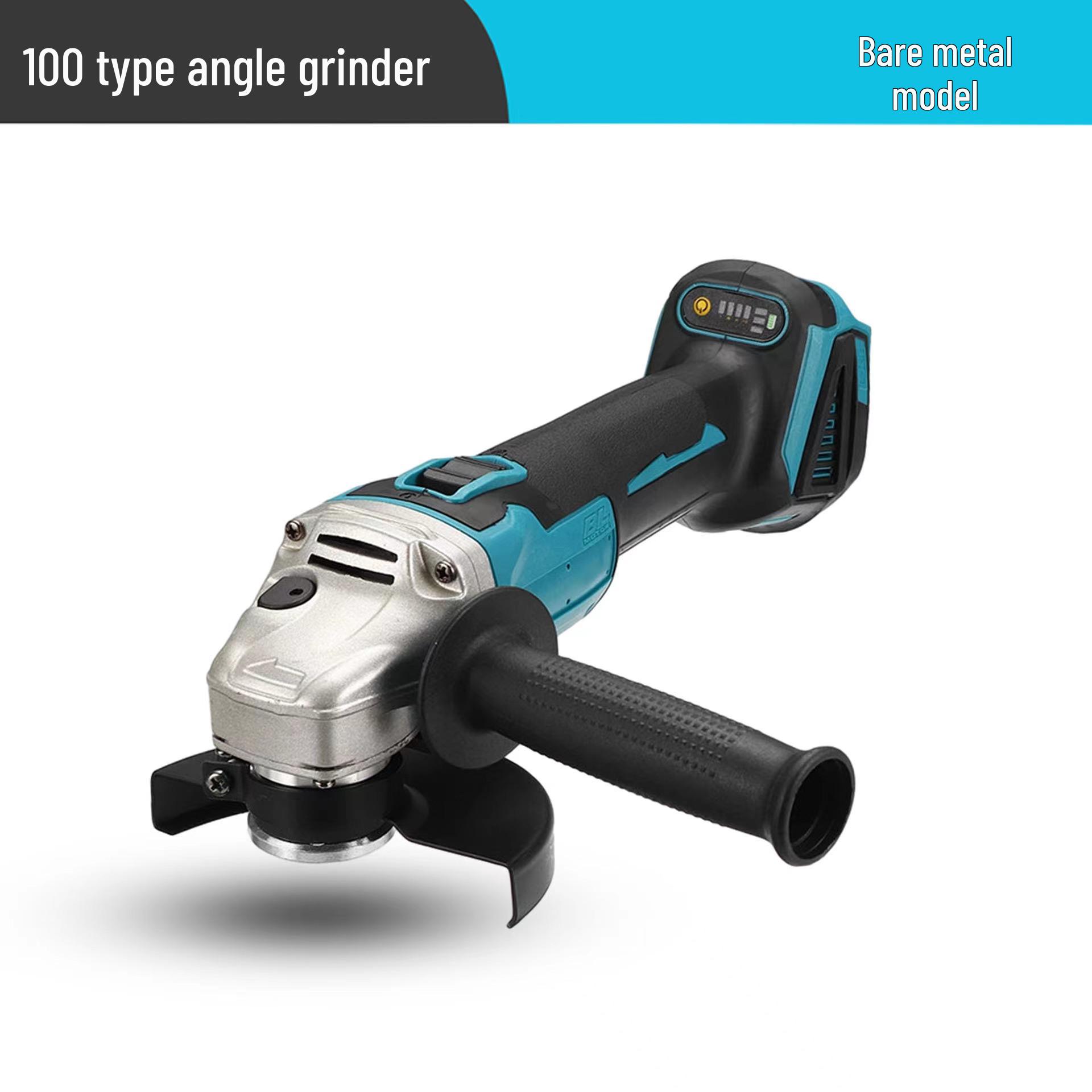 

Cordless Brushless Angle Grinder with Rechargeable Lithium Battery - Electric Polisher and Handheld Cutting Machine