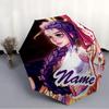 Personalized Name K-KPop Demon Hunters Print Umbrella - Automatic Open/Close, Eight-Rib Durable Frame, Automatic Folding Umbrella