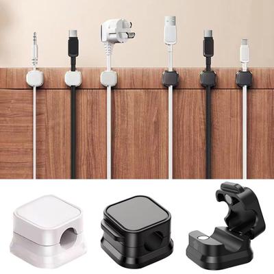 6Pcs Magnetic Cable Clip Organizer Adhesive Cable Management Clips Wire Phone USB Charger Cable