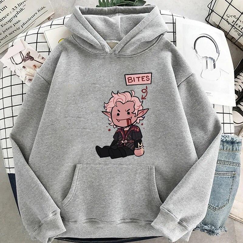 Astarion Bites толстовки для женщин/девочек укороченные топы свободные игры унисекс — фото 5