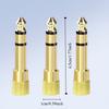 3.5mm Female Stereo TRS Converter 6.35mm Male AUX Cable Adapter Audio Adapter  Recording Devices