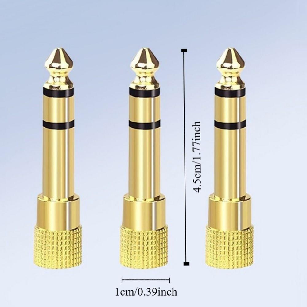 3.5mm Female Stereo TRS Converter 6.35mm Male AUX Cable Adapter Audio Adapter  Recording Devices