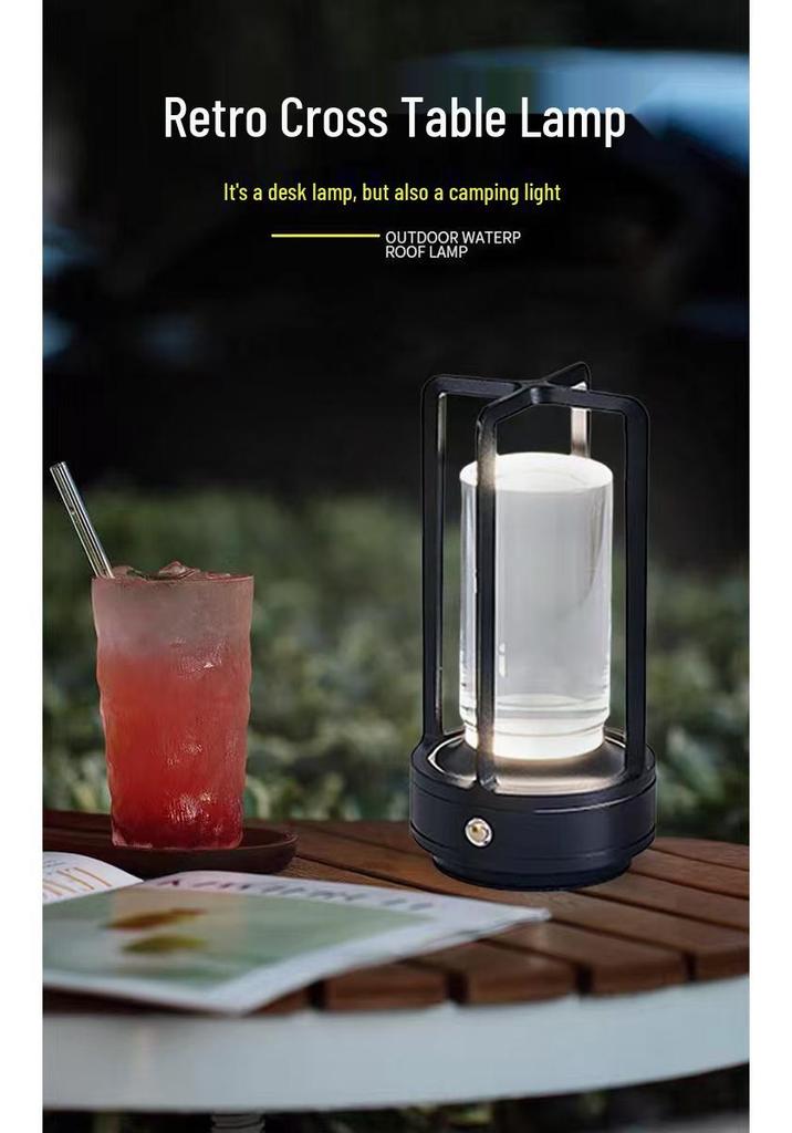 Creative LED Night Light Bar - Aluminum Alloy Bedside & Desktop Decorative Lamp