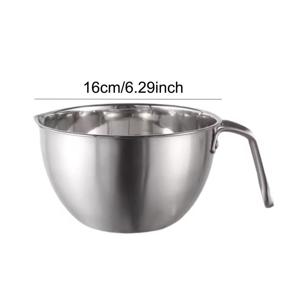 

304 Stainless Steel Chocolate Melting Pot Set Butter Warmer Double Boiler Wax Melting Bowl for Home Kitchen Use