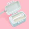 Portable New Baby Infant Food Storage Box Milk Powder Box Toddle Snacks Container Essential Cereal