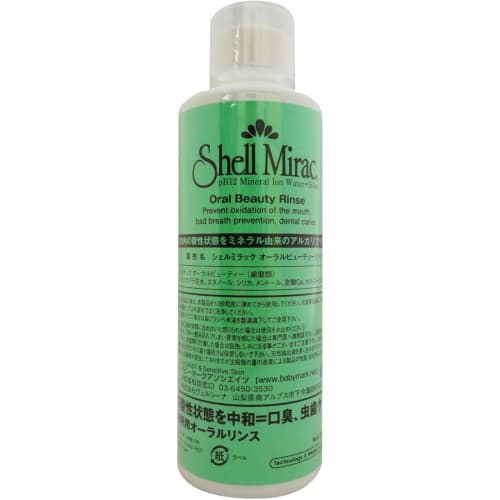 

Shell Mirac Oral Beauty Rinse, 200ml, Mouthwash, Additive-Free, Bad Breath Care, Dental Rinse, Fragrance-Free, Anti-Bad Breath, Pigmentation, Tooth De