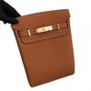 Borsa a tracolla larga intrecciata per petto in pelle di mucca Togo, zaino diagonale semplice e alla moda, strato superiore