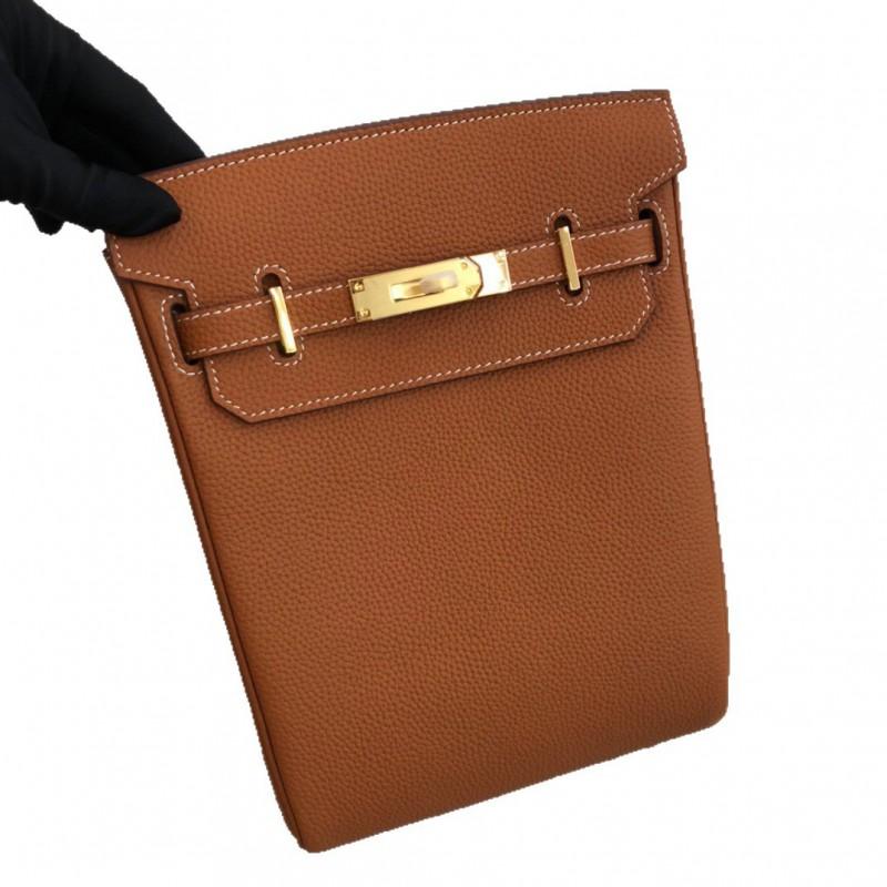 Borsa a tracolla larga intrecciata per petto in pelle di mucca Togo, zaino diagonale semplice e alla moda, strato superiore