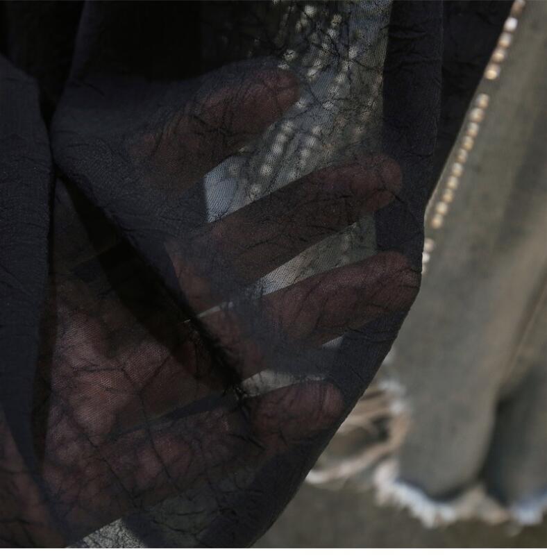 Solbeskyttelsesklær Dame Sommer tynn frakk Løs All-match Langermet chiffon cardigan skjorte