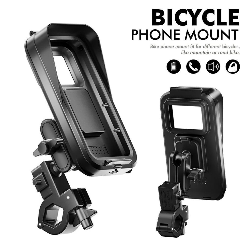 DS-MT4 Delivery Riders Motorcycle Phone Mount Waterproof Anti Fog Rotatable Bike Navigation Holder