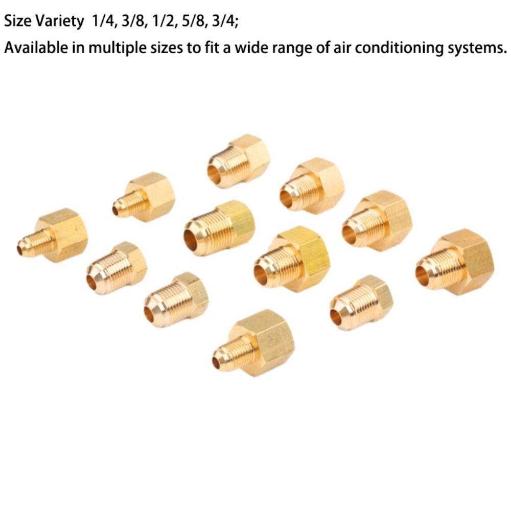 Brass Fitting Brass Copper Tube Adapter Female-Male 1/4" 3/8" 1/2" 3/4" Brass Pipe Fitting Reducer Joint