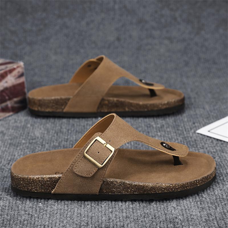 Fashion CYYTL Mens Slippers Casual Outdoor Summer Beach Shoes Sandals Walking Slides Comfort Lightweight Designer Leather Fashion Luxury