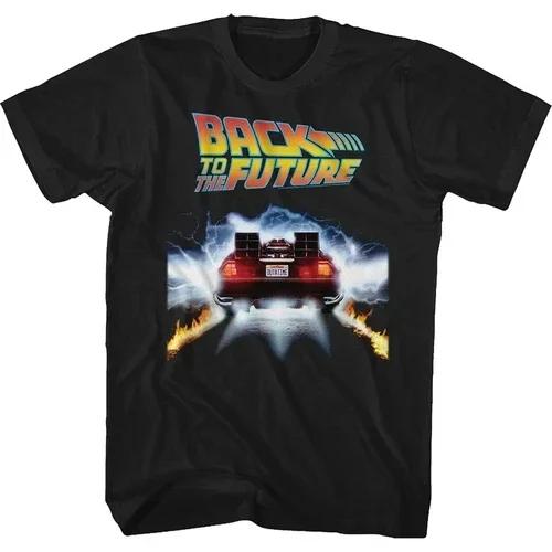 Back To the Future Classic Car Graphic T-shirt Camiseta Summer Short Sleeve T-shirt Back To the Future Cotton Men's T-shirt top#Color(1)