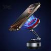 Adjustable Cell Phone Holder for Car Electric Vacuum Suction Cup Magnetic Car, 360 Degree Rotating Dashboard Extendable Telescopic Mount with