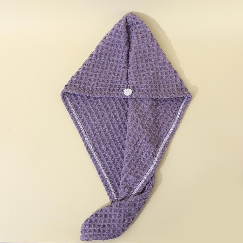 Gorro de Baño para Mujer de Secado Rápido Super Absorbente con Bordado Lindo