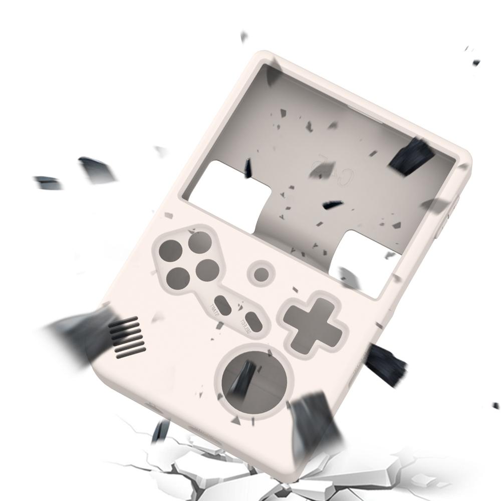 Silicone Protective Case For ANBERNIC RG40XXV Gaming Console Drop Protection Simple Solid Color