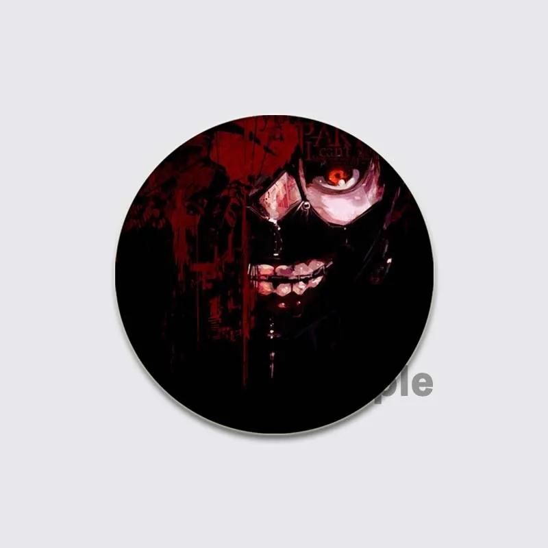 32/44/58mm Fashion Accessorie Anime Tokyo Ghoul Pin Handmade Cartoon Kaneki Ken Brooche for Backpack Cothes Collection Badge Hat Decoration