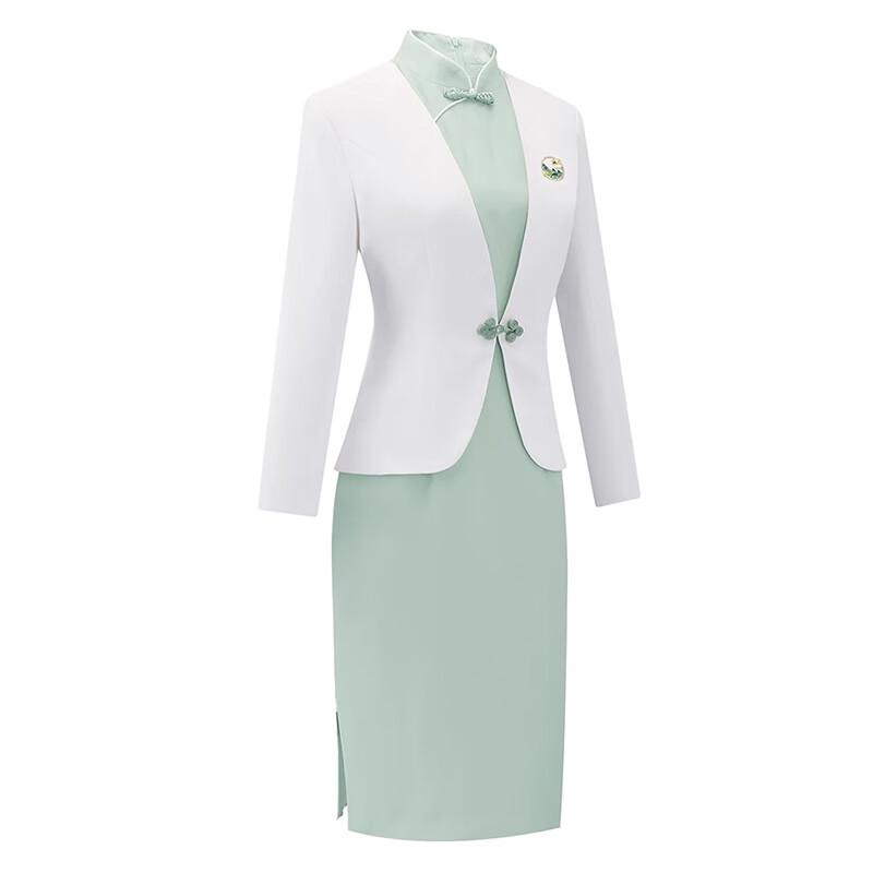 New Chinese Style Professional Qipao Dress & Suit Set