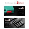 Extended Electric Socket Wrench Set with Large, Medium & Small Hexagonal Air Gun Heads for Auto Repair