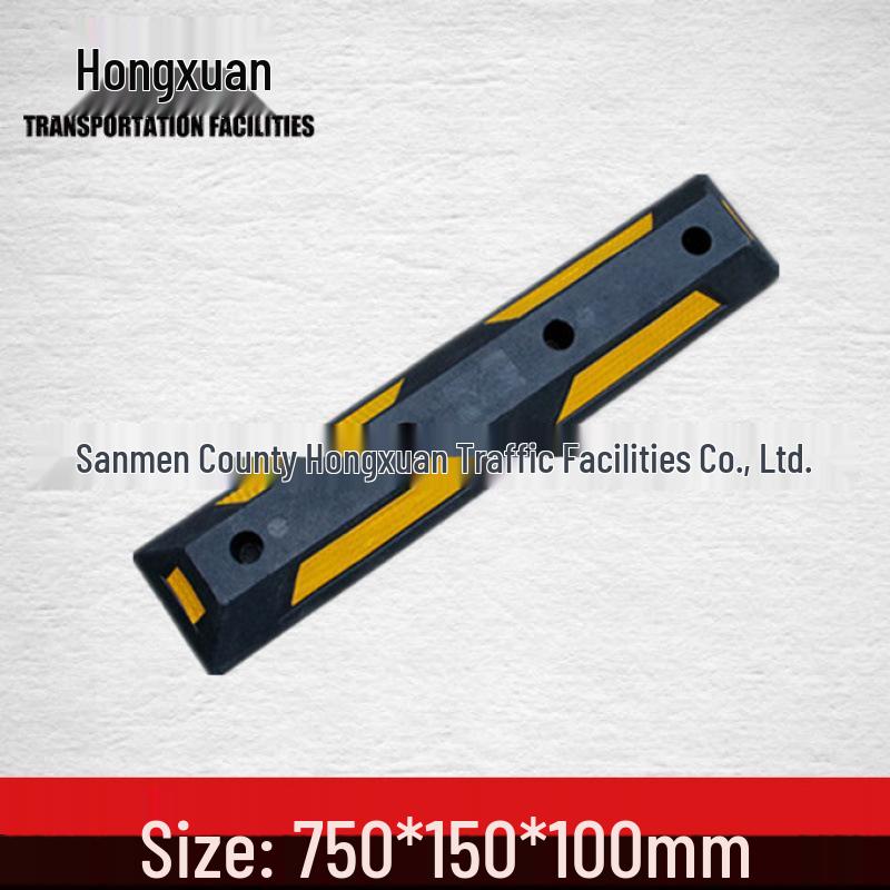 Rubber & Plastic Wheel Stopper: Parking Space Limiter & Positioner