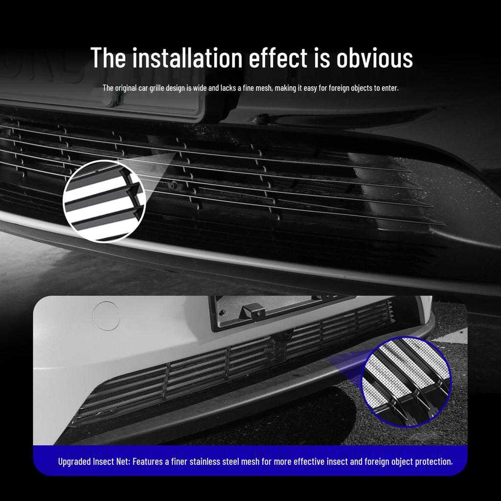 Tesla Model Y/YL Front Grille Clip-On Insect Netting
