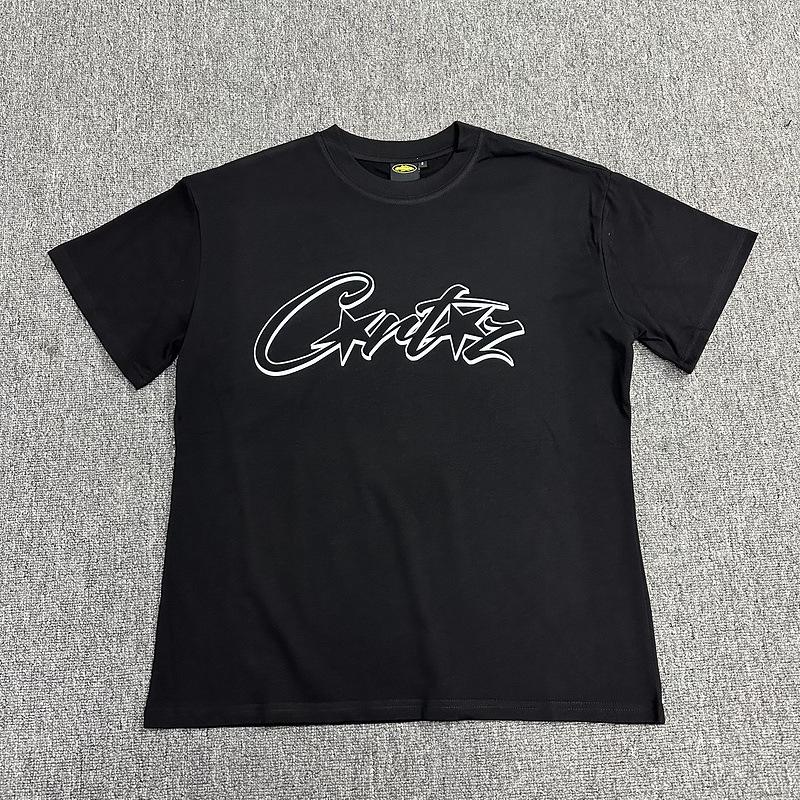 Corteiz Alcatraz Series T-shirts for Men and Women, Short-sleeve Short Sleeve with Lettered Logo Print Crew Neck Loose Casual T-shirt