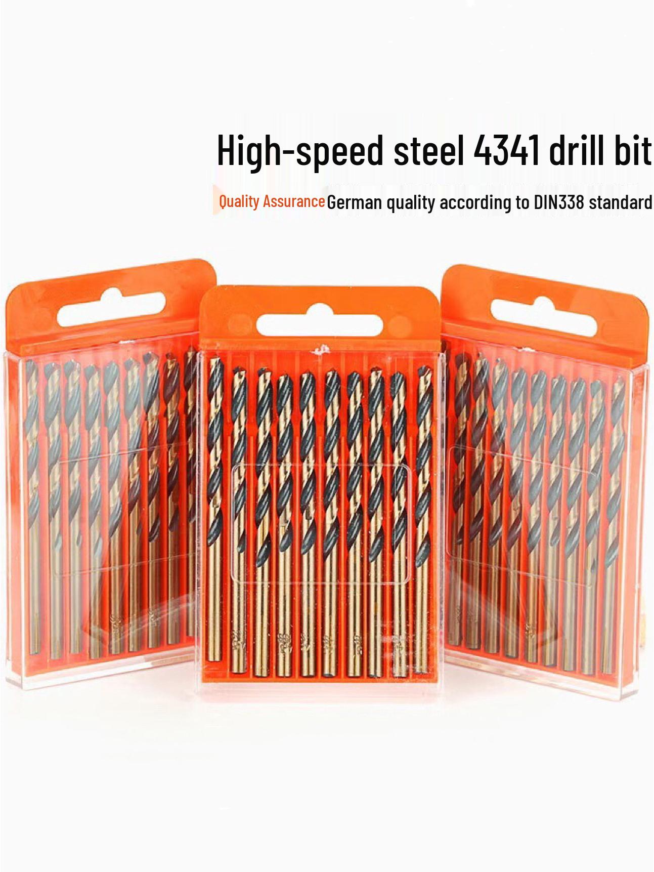 

Сверло М4341 для нержавеющей стали, металла и сплава железа с цилиндрическим хвостовиком, 1-14 мм 1.0mm, 10 pieces