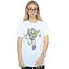 Disney Womens/Ladies Toy Story 4 Classic Buzz Lightyear Cotton Boyfriend T-Shirt