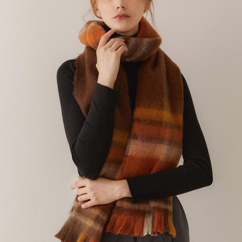 J.LARUEN Weicher Karomuffler (6 Farben)