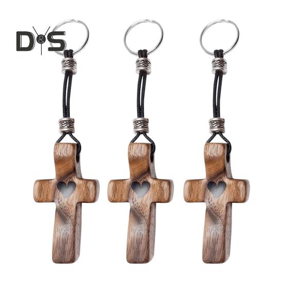 

1/2/3 шт. брелок-подвеска с принтом сердца, брелок-молитва из ореха, напоминание о символе веры, вдохновляющий христианский подарок 3pcs