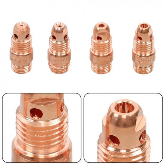 71Pcs For WP-17/18/26 Gas Lens #12 Pyrex Glass Cup Kit TIG Welding Torch Stubby