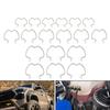 800-801 18Pcs Hose Clamp Set For Vehicle Cooling Systems Effortless Easy Assembly Quick Connector Clip