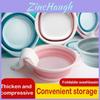 Versatile Folding Wash Basin Frame Children's Washbasin With Sturdy Silicone Design