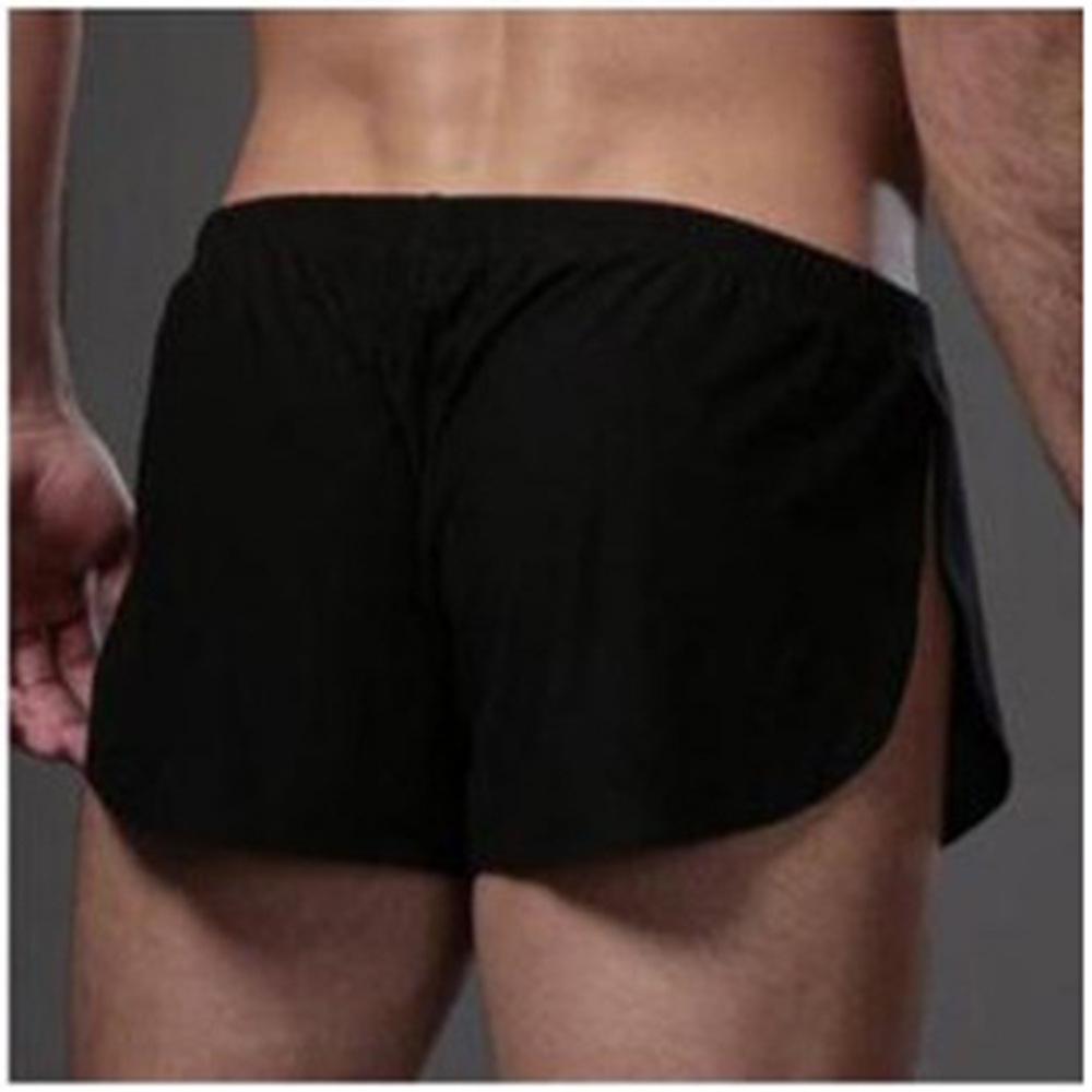 N2N Men's Silky Arrow Print Underwear - 3 Pack of Sexy Round-Edge Shorts
