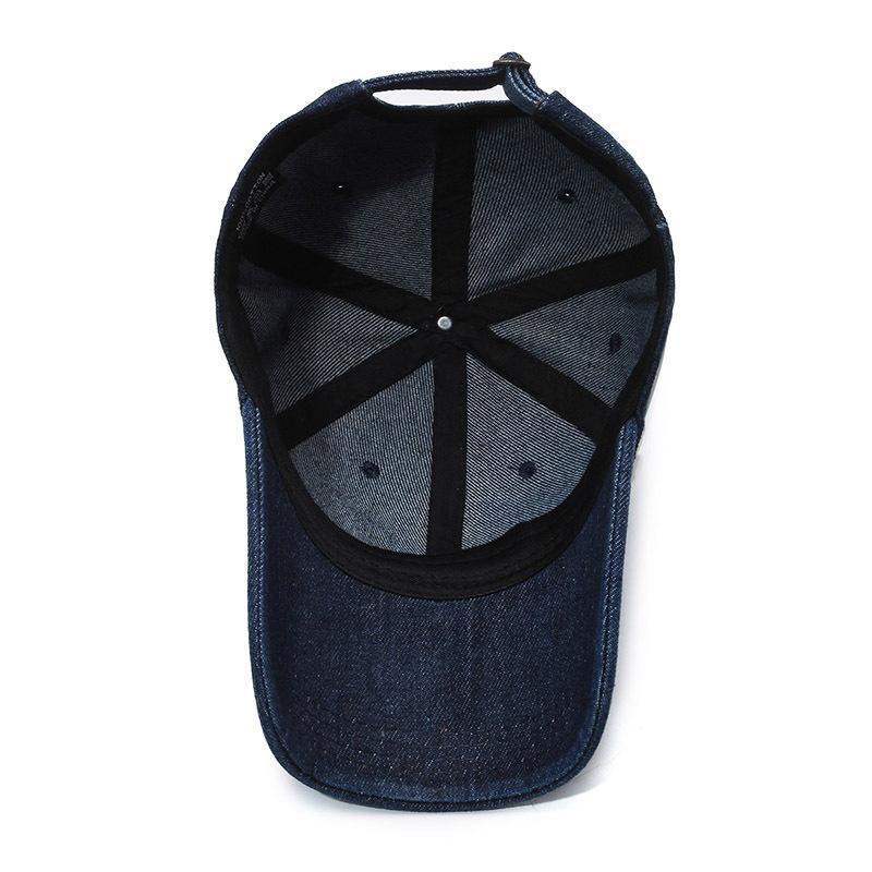Embroidery Denim Baseball Cap Men Women Spring Summer Sun Hat Cap Snapback Hat Sun Visor Hats Fishing Hat Peak Cap