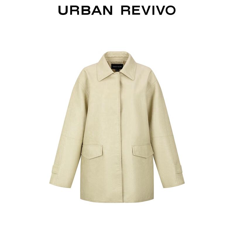 UR Women's Urban PU Lapel Jacket