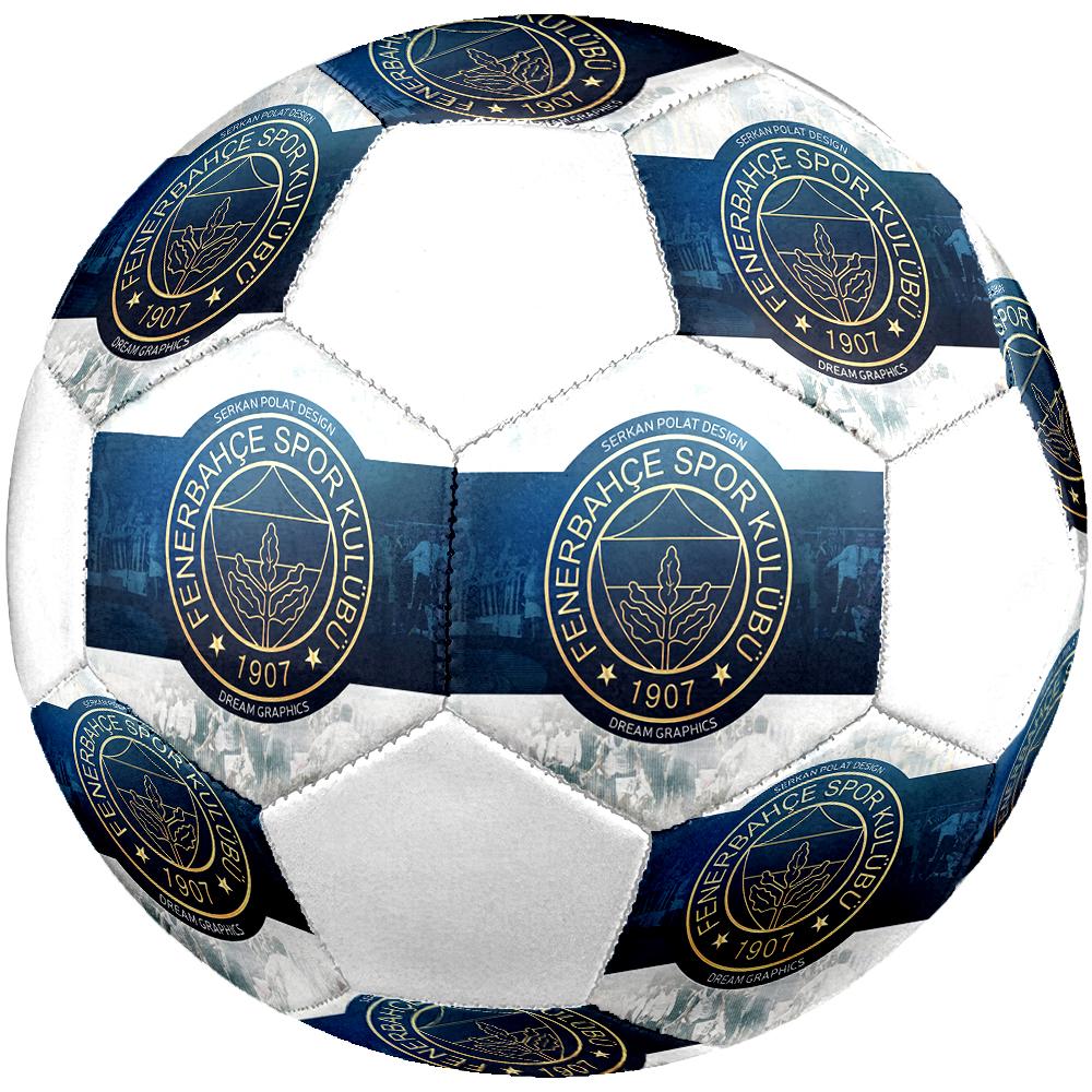 Pallone da Calcio Club Sportivo Fenerbahce, colorato, adatto a tutte le età, cucito a macchina, materiale PVC, qualità da competizione, durevole e ad alto rimbalzo
