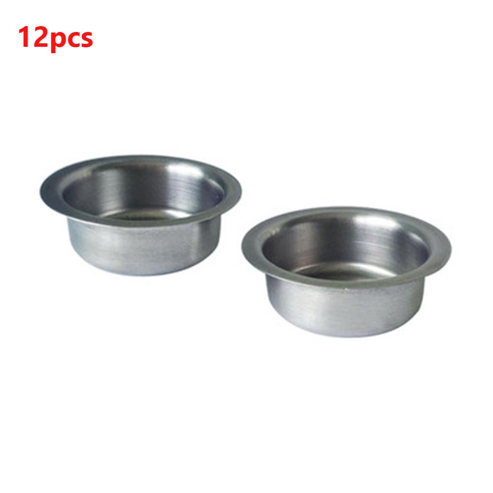 Tazas para Velas de Contenedor Decoración Ferretería Hogar Acero Inoxidable