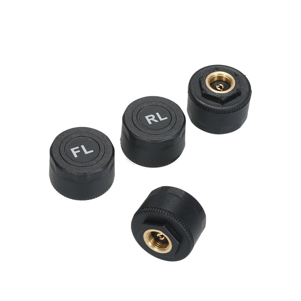 Solar Wireless Car Tire Pressure Monitoring System with 4 External Sensors