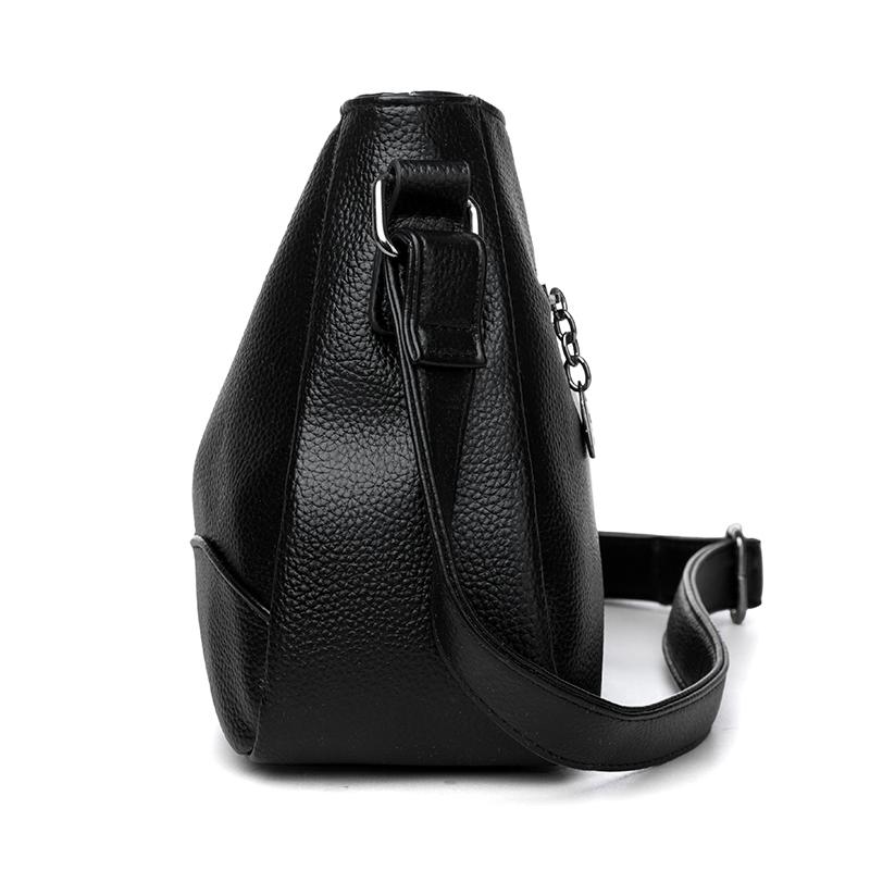 Damentasche mittleren Alters Weiche Leder Schultertasche Umhängetasche Muttertasche