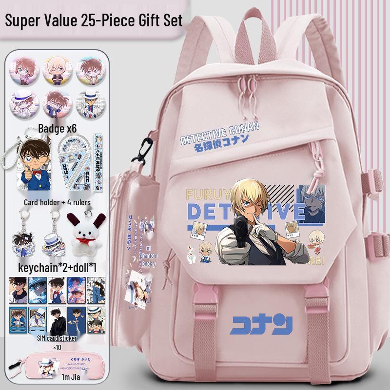 Detective Conan x Kaito Kid Large Capacity Backpack for Students