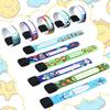 Chinco 14 Pieces Children Safety ID Wristband Reble Identification Bracelets Waterproof ID Band Safety Wristband for Boys and Girls (Cool Style)