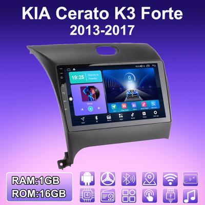 Autoradio Android 2 DIN Pour KIA Cerato K3 Forte 2013-2017 Lecteur Multimédia Unité Principale Stéréo Navigation GPS WIFI 1+16 Go