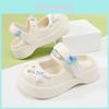 Niedliche Atmungsaktive Mädchen Cartoon Crocs Sommer Sandalen Mit Rutschfester Weicher Eva-Sohle